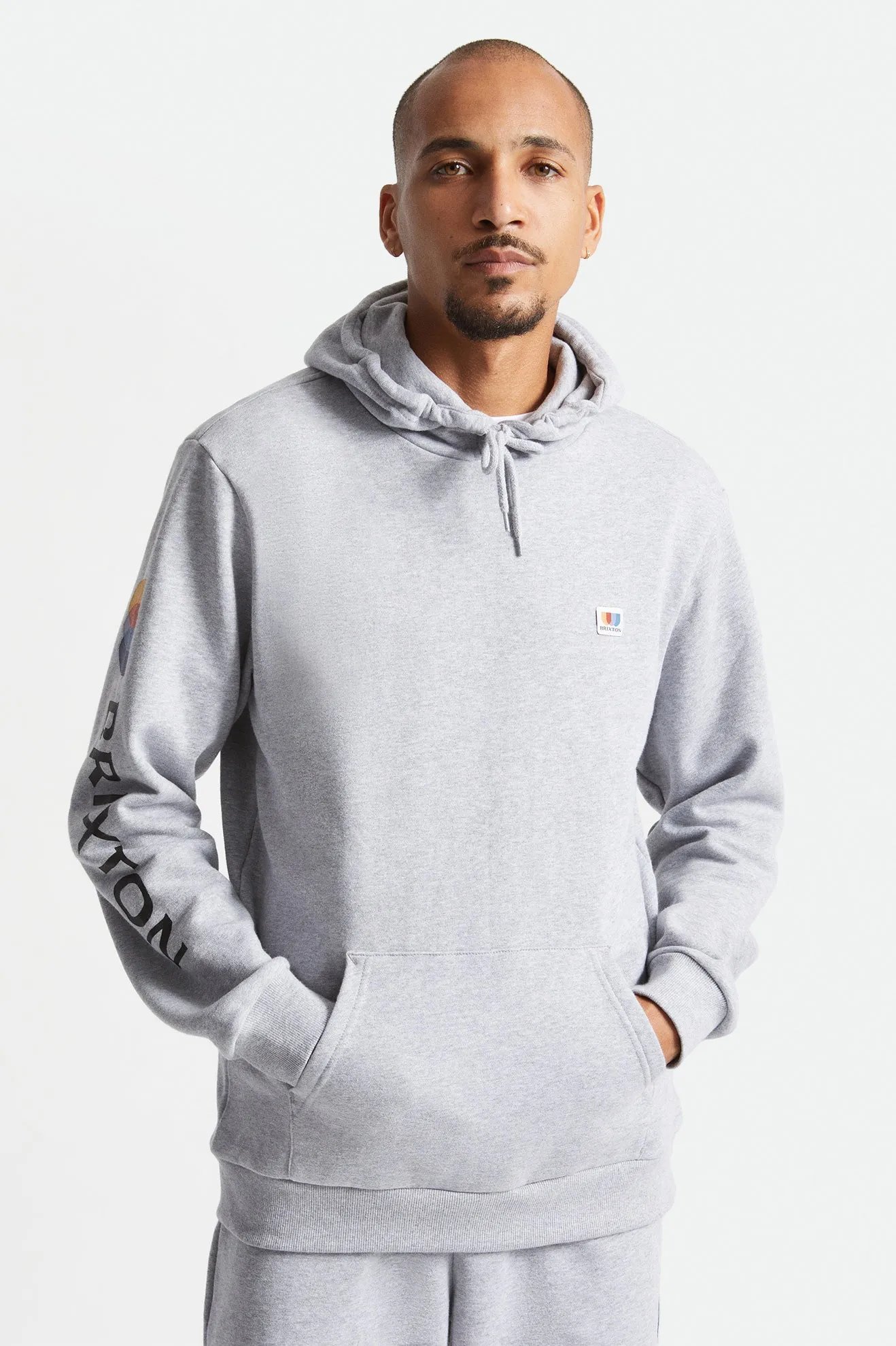 Alton Hood - Heather Grey sold by Brixton product image thumbnail 2