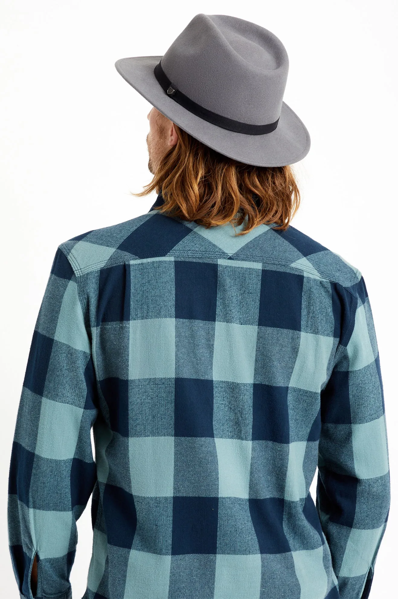 Messer Packable Fedora - Charcoal sold by Brixton product image thumbnail 5