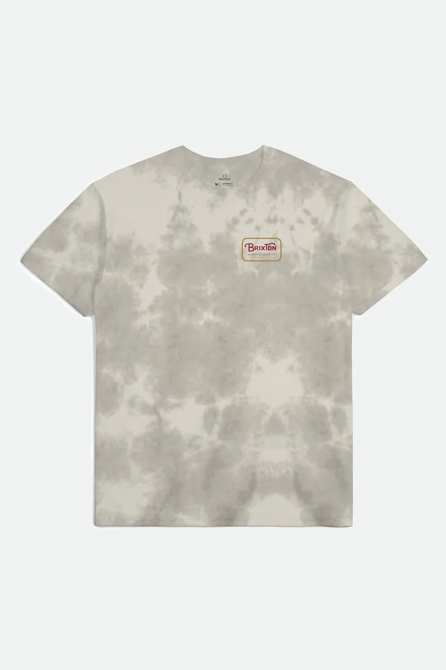Grade S/S Standard Tee - Beige Tie Dye sold by Brixton