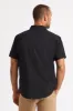 Charter Oxford S/S Woven - Black sold by Brixton