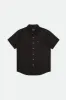 Charter Oxford S/S Woven - Black sold by Brixton