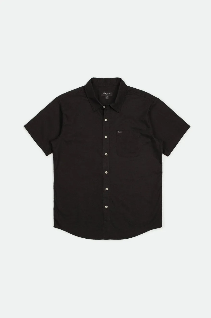 Charter Oxford S/S Woven - Black sold by Brixton product image thumbnail 5