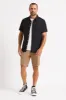 Charter Oxford S/S Woven - Black sold by Brixton