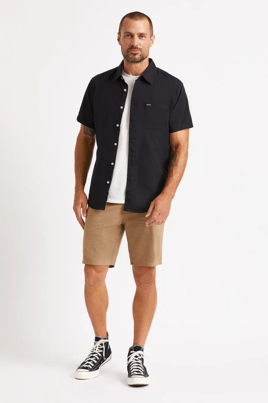 Charter Oxford S/S Woven - Black sold by Brixton product image thumbnail 2