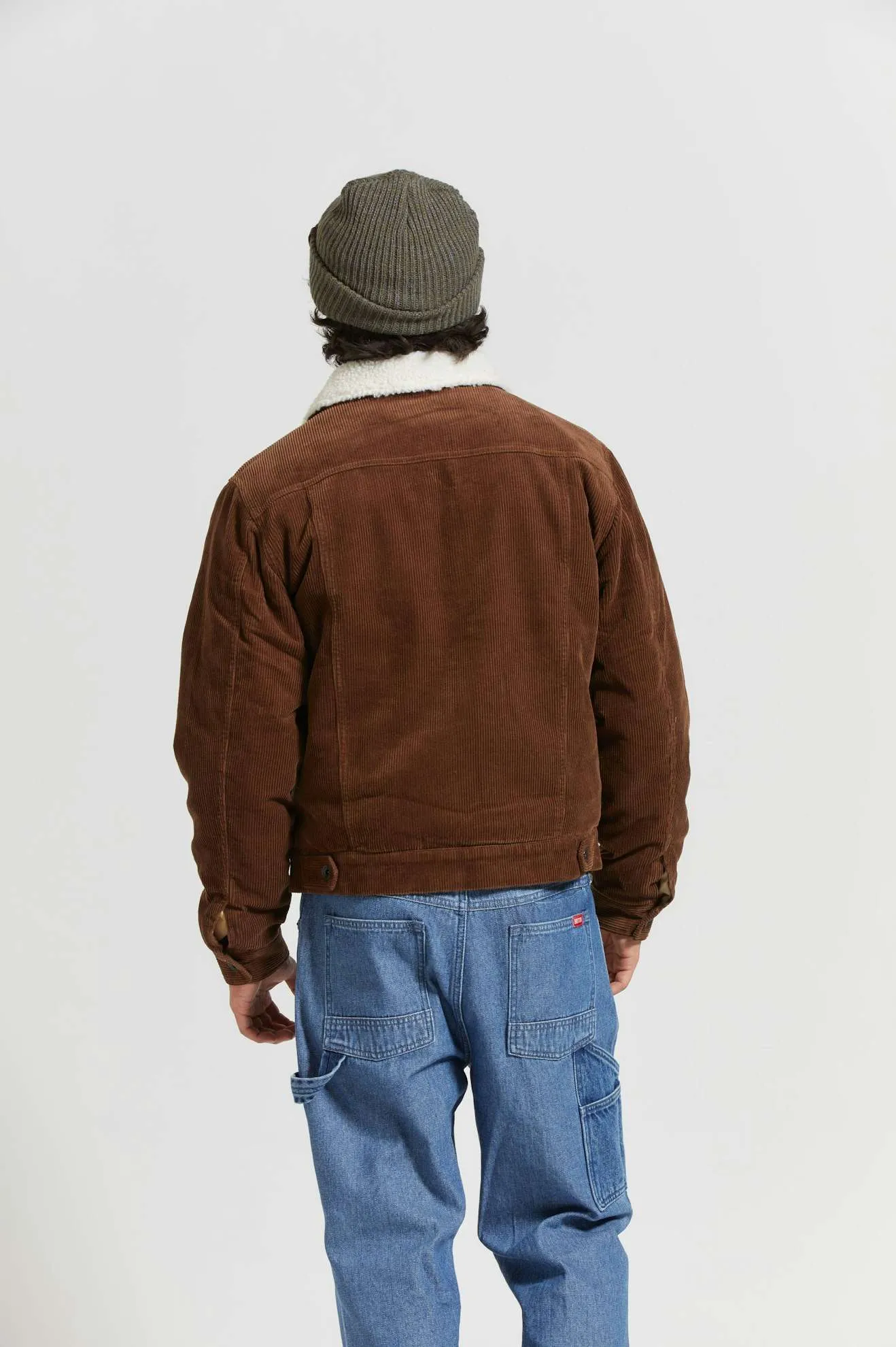 Cable Sherpa Lined Trucker Jacket - Pinecone Brown sold by Brixton product image thumbnail 4