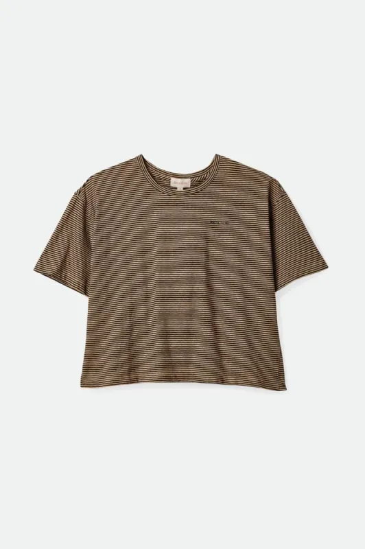 Grenada S/S Skimmer Tee - Sand made by Brixton