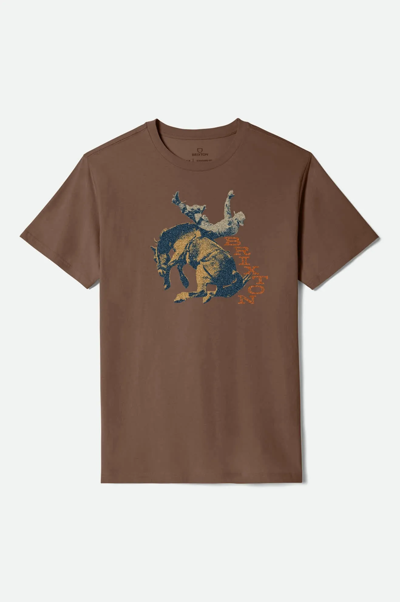 Rowdy S/S Tailored T-Shirt - Pinecone Brown sold by Brixton