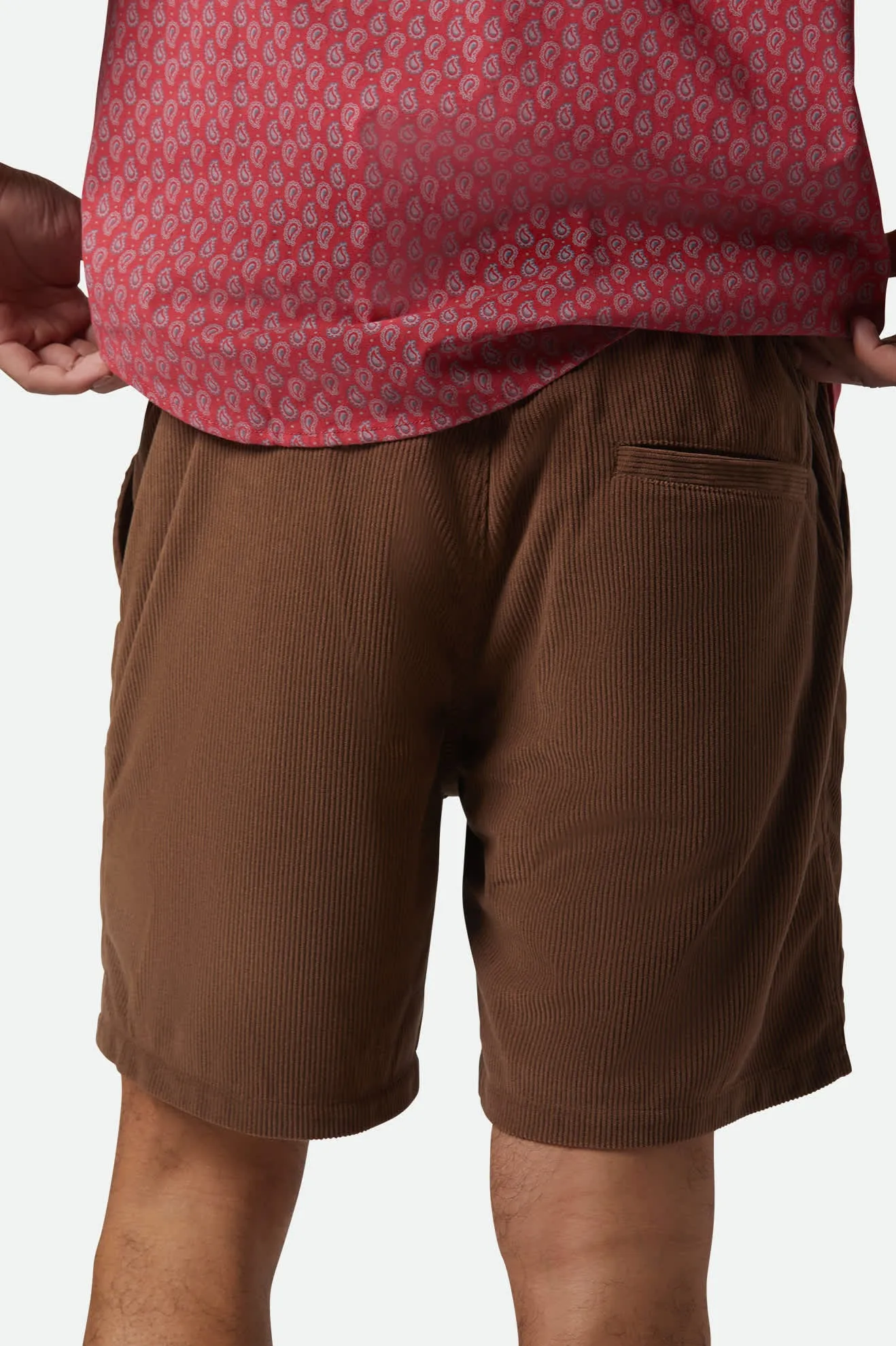Everyday Corduroy Short - Pinecone Brown sold by Brixton product image thumbnail 4