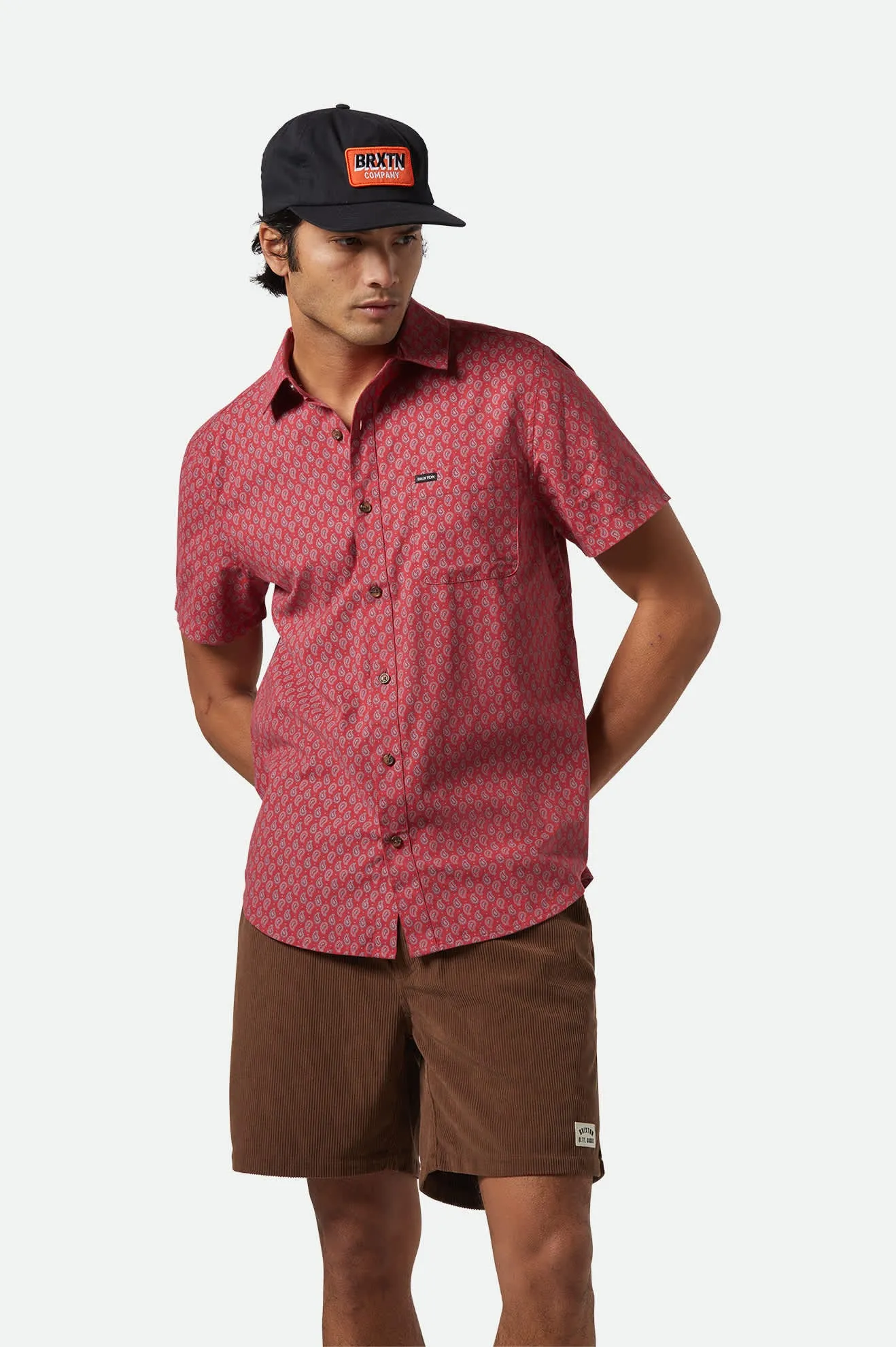 Everyday Corduroy Short - Pinecone Brown sold by Brixton product image thumbnail 5