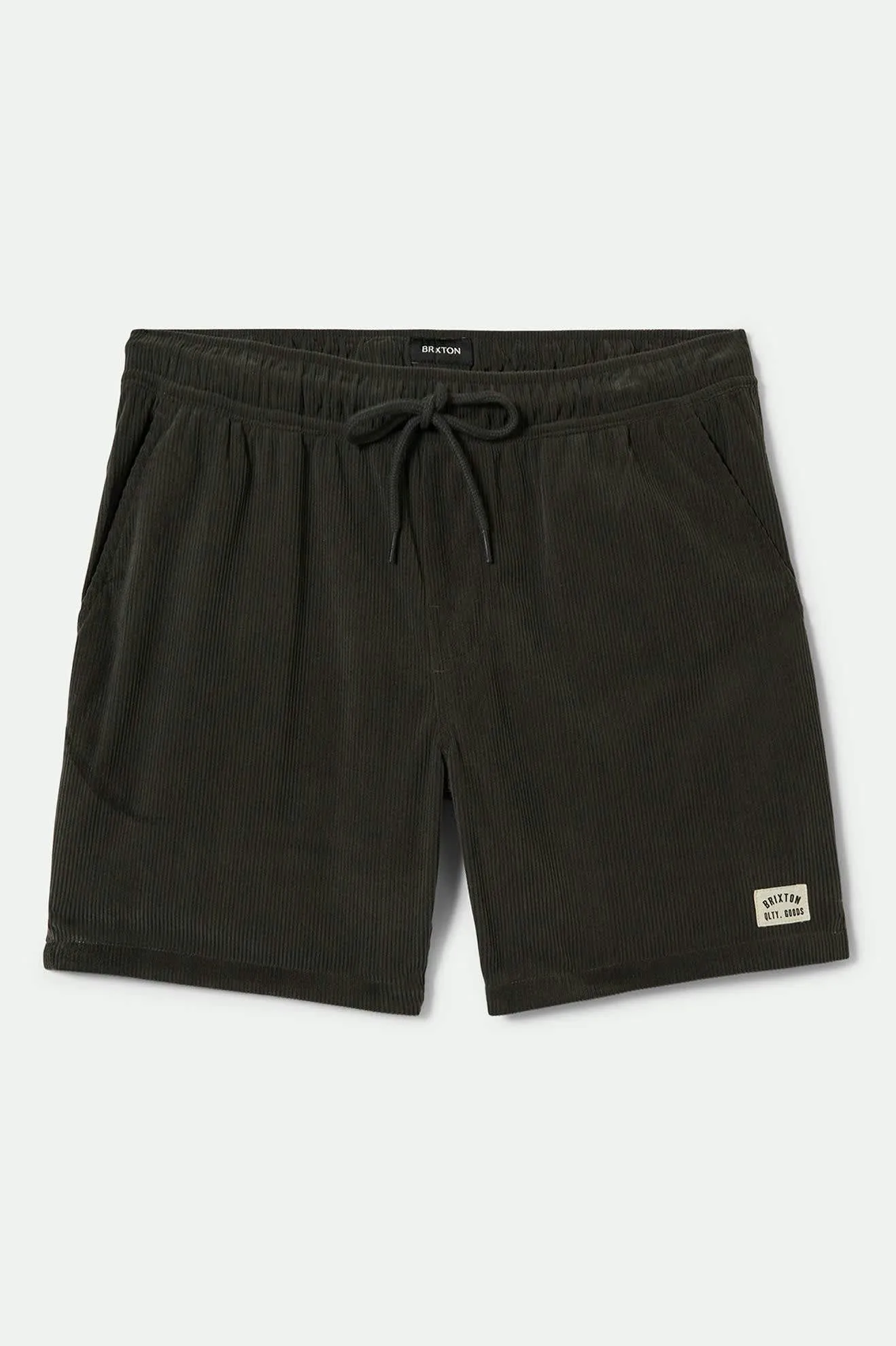 Everyday Corduroy Short - Washed Black sold by Brixton
