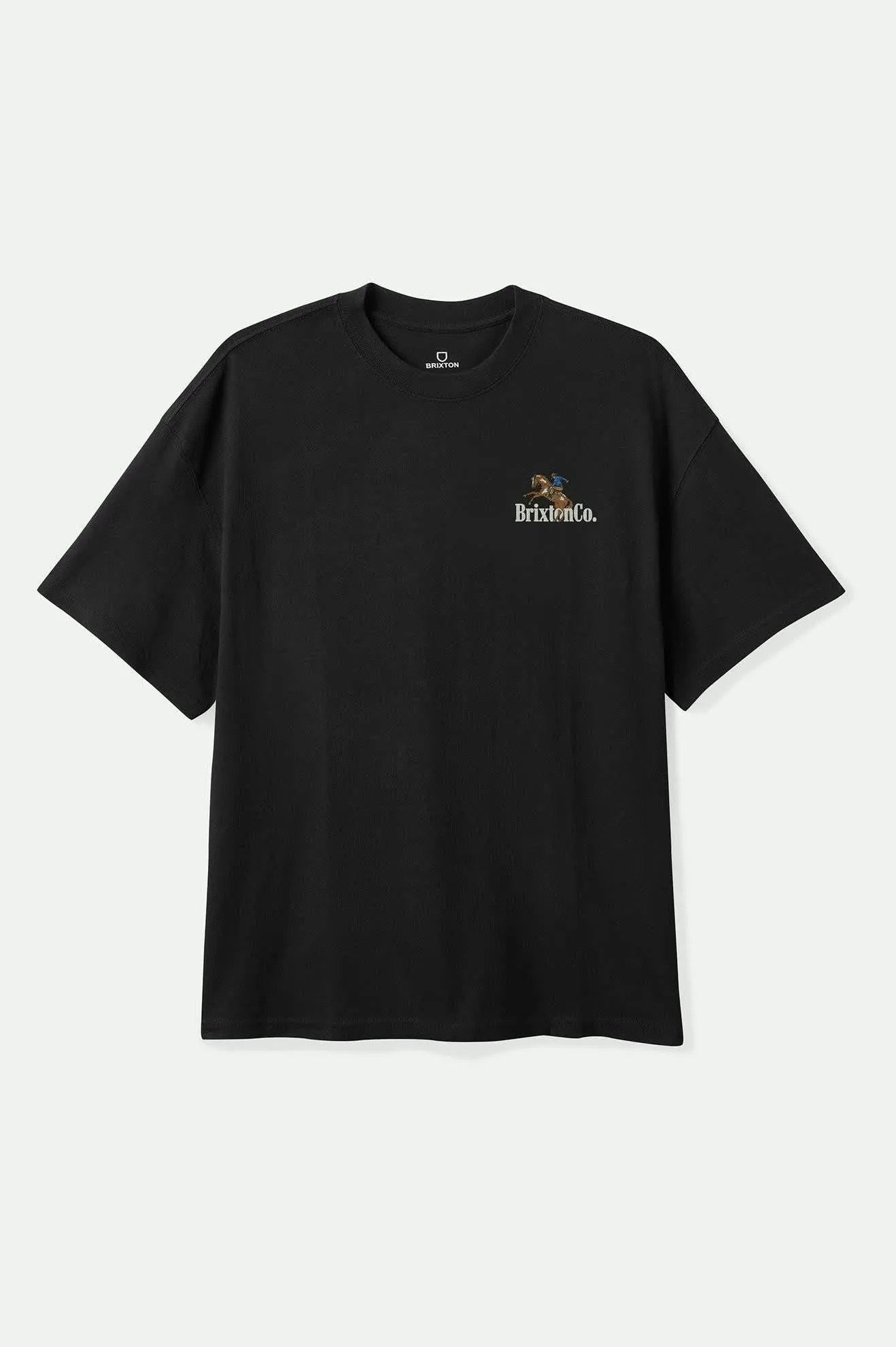Inwood S/S Standard T-Shirt - Black sold by Brixton