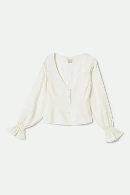 The Meadow Blouse - Off White sold by Brixton