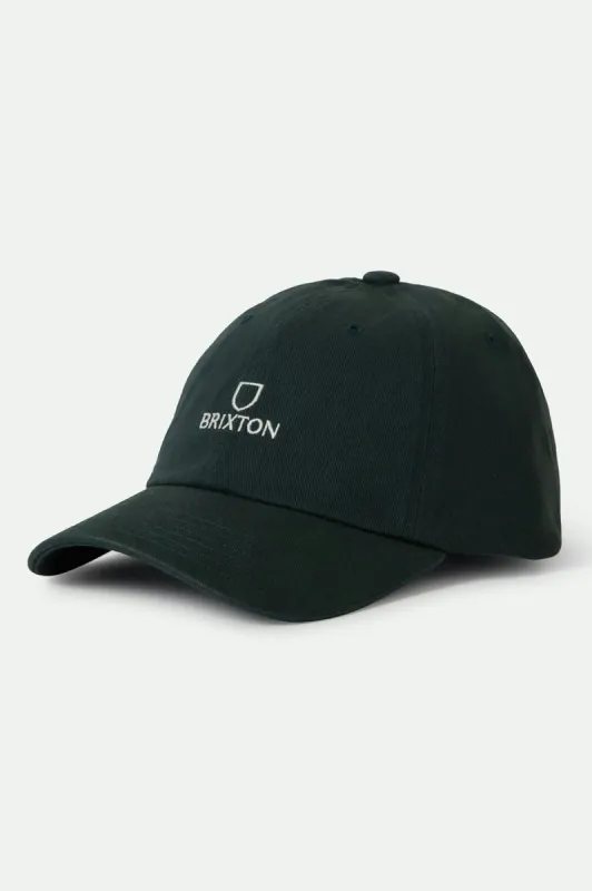 Alpha Netplus Adjustable Hat - Deep Forest Rinse sold by Brixton