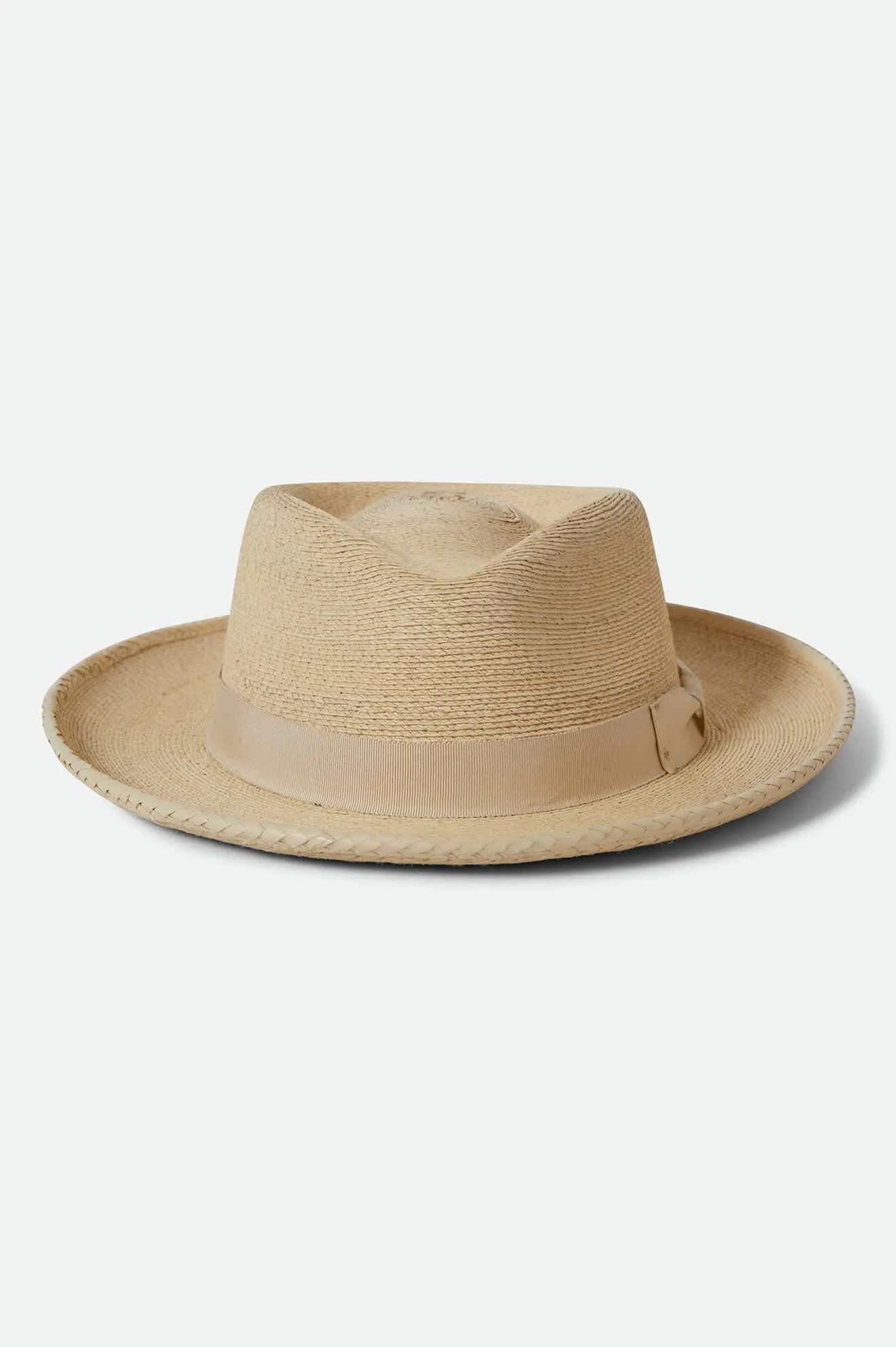 Swindle Straw Fedora - Natural/Natural sold by Brixton product image thumbnail 5