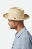 Swindle Straw Fedora - Natural/Natural sold by Brixton