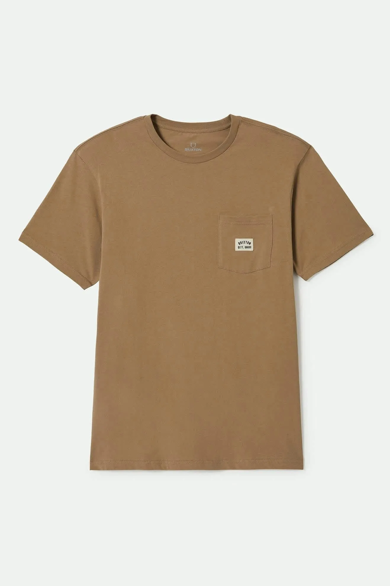 Woodburn S/S Tailored Pocket T-Shirt - Khaki sold by Brixton