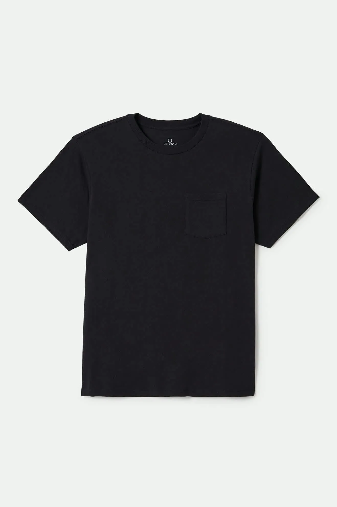 Premium Cotton S/S Pocket T-Shirt - Black sold by Brixton