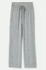Hudson Lounge Pant - Azure Blue Gingham sold by Brixton