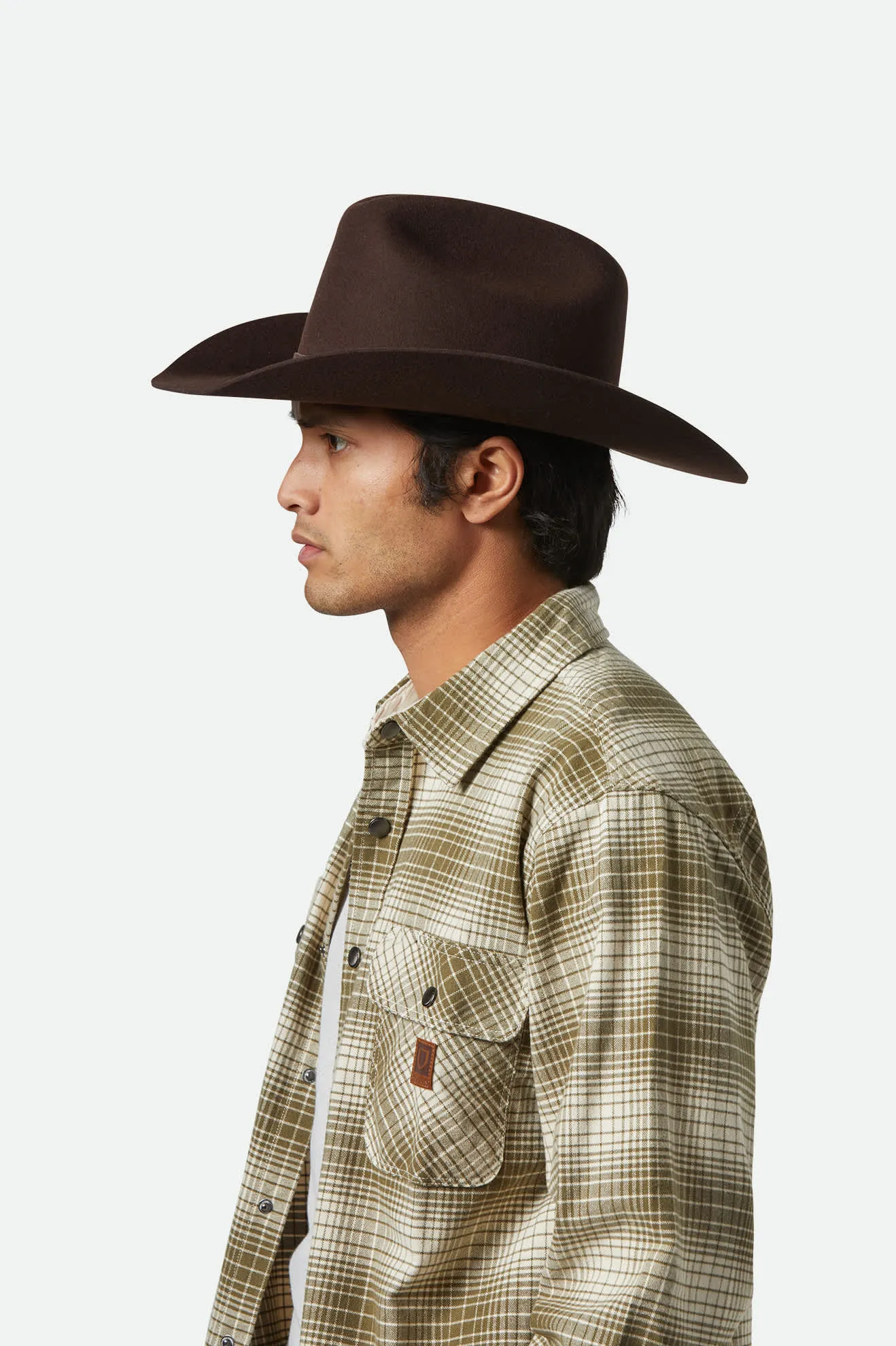Laredo Cowboy Hat - Dark Brown sold by Brixton product image thumbnail 4