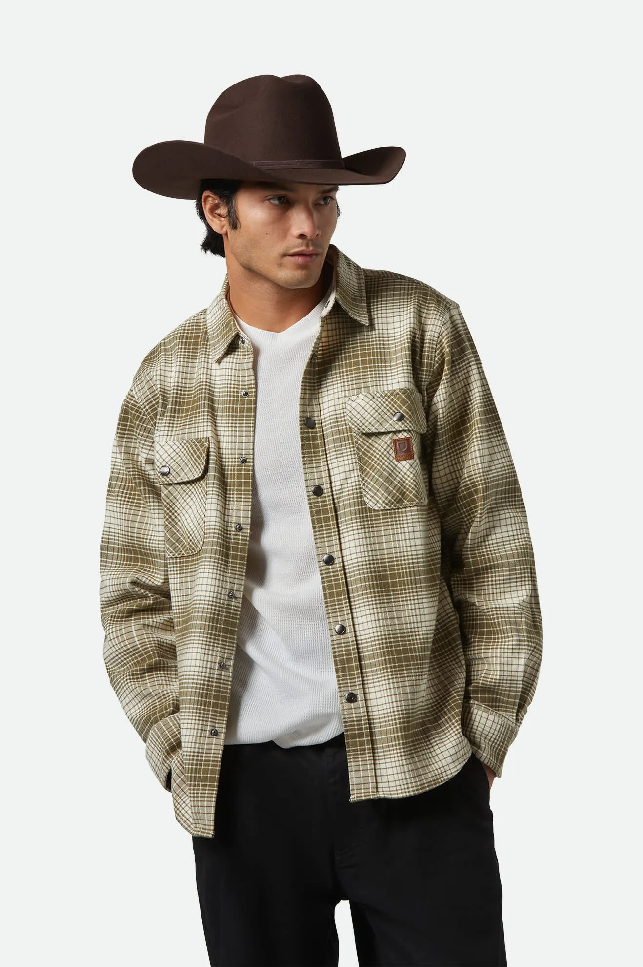 Laredo Cowboy Hat - Dark Brown sold by Brixton product image thumbnail 2