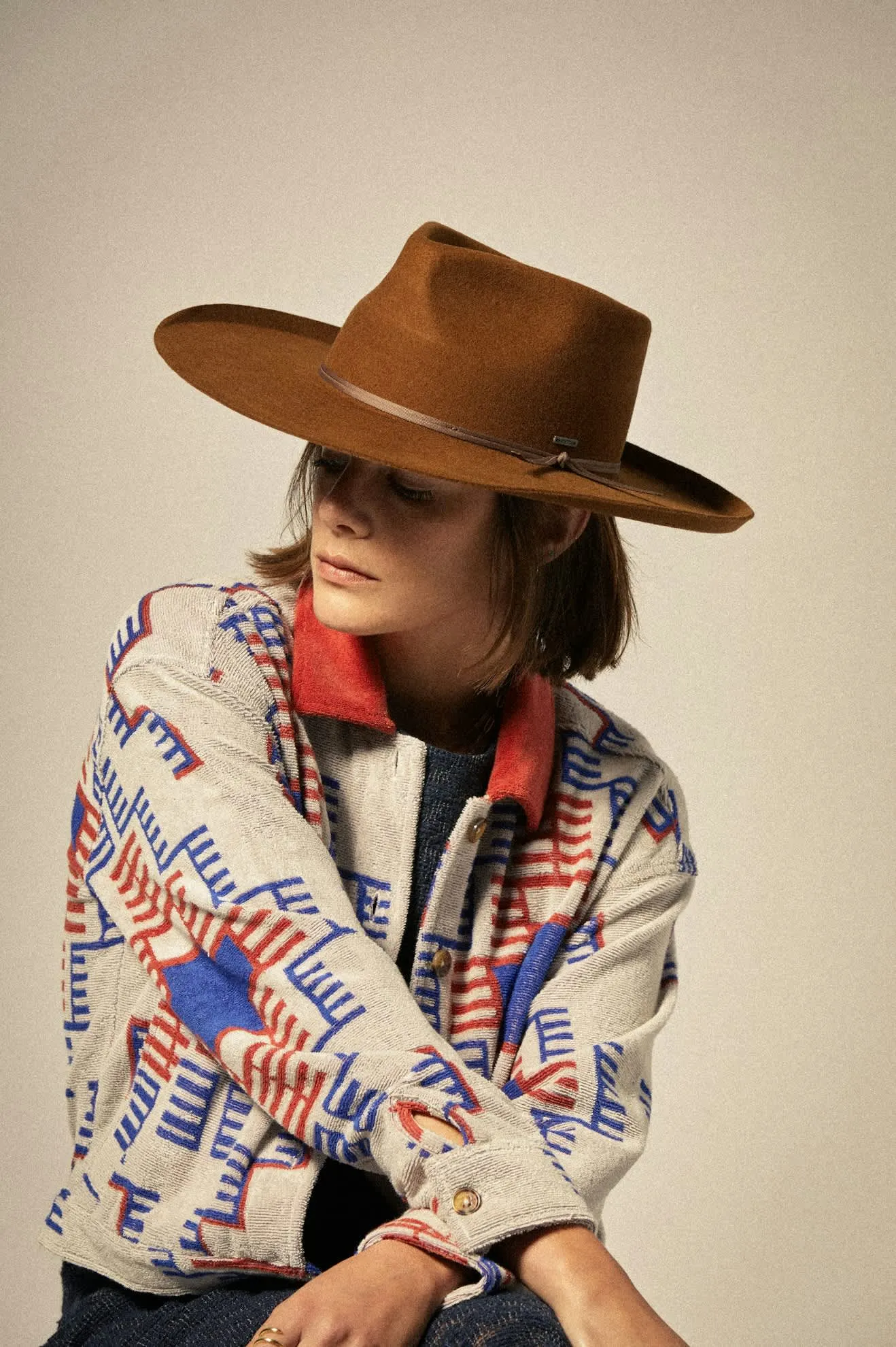 Marlow Rancher Hat - Coffee sold by Brixton product image thumbnail 2