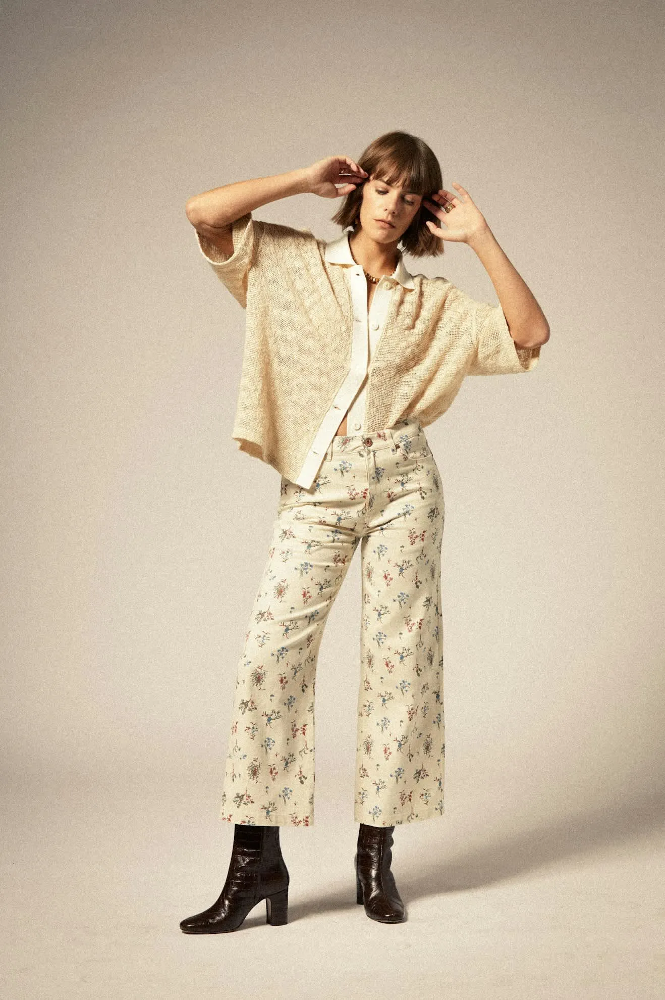 Margo Cropped 5-Pocket Pant - Whitecap sold by Brixton product image thumbnail 5
