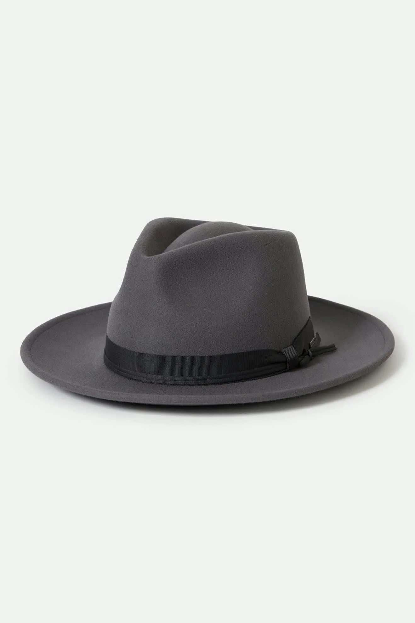 Dayton Convertabrim Rancher Hat - Grey sold by Brixton