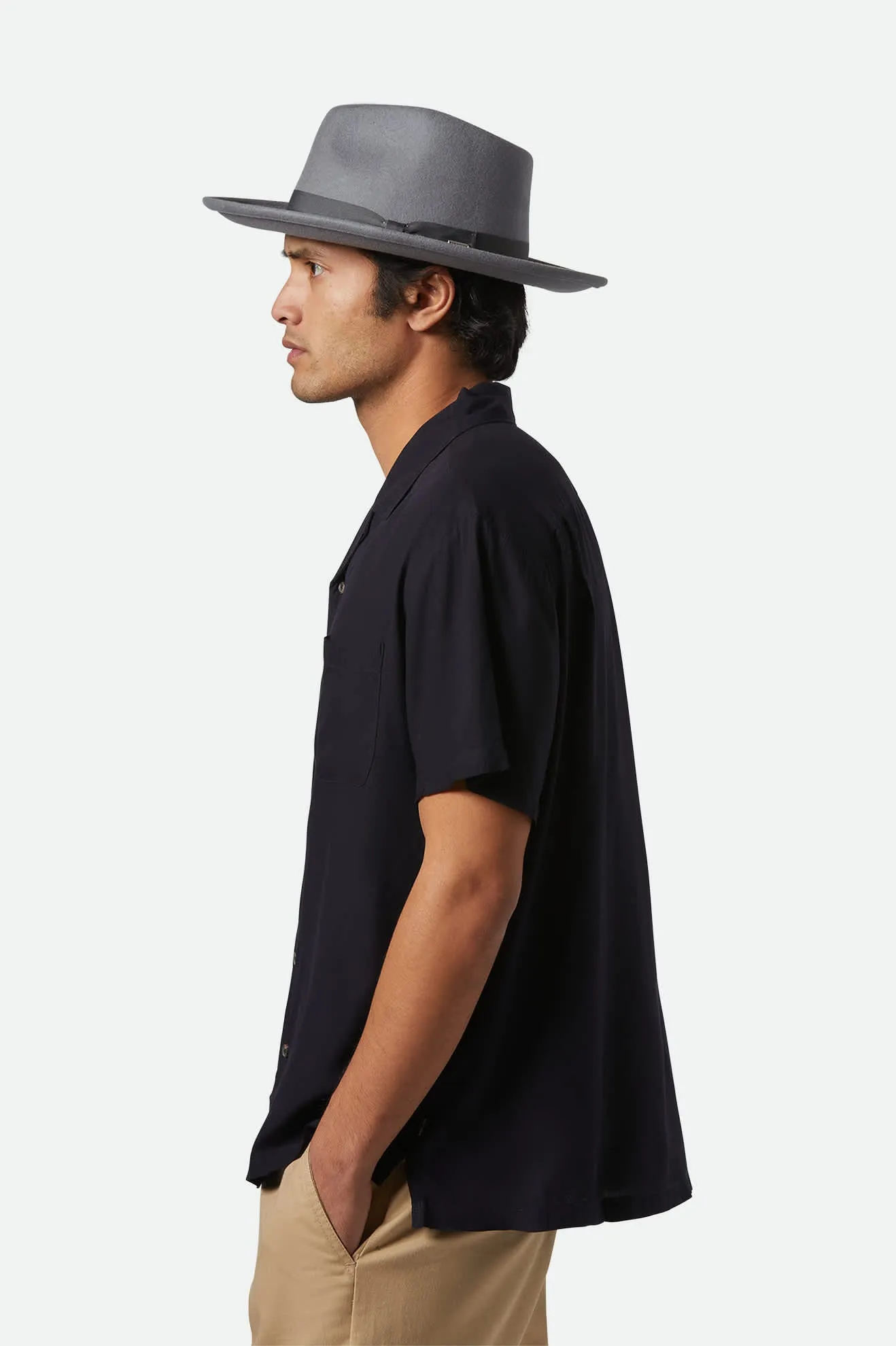 Dayton Convertabrim Rancher Hat - Grey sold by Brixton product image thumbnail 3