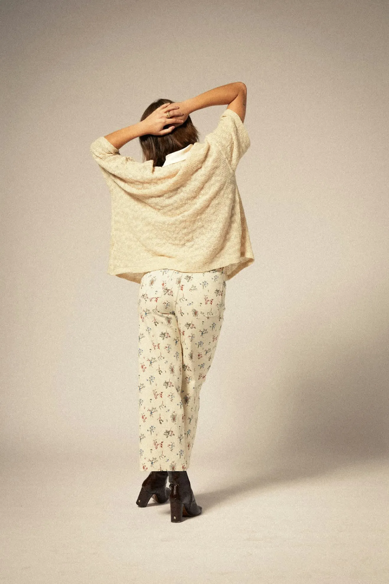 Camp Mesh Button Down S/S Polo Knit - Off White sold by Brixton product image thumbnail 4