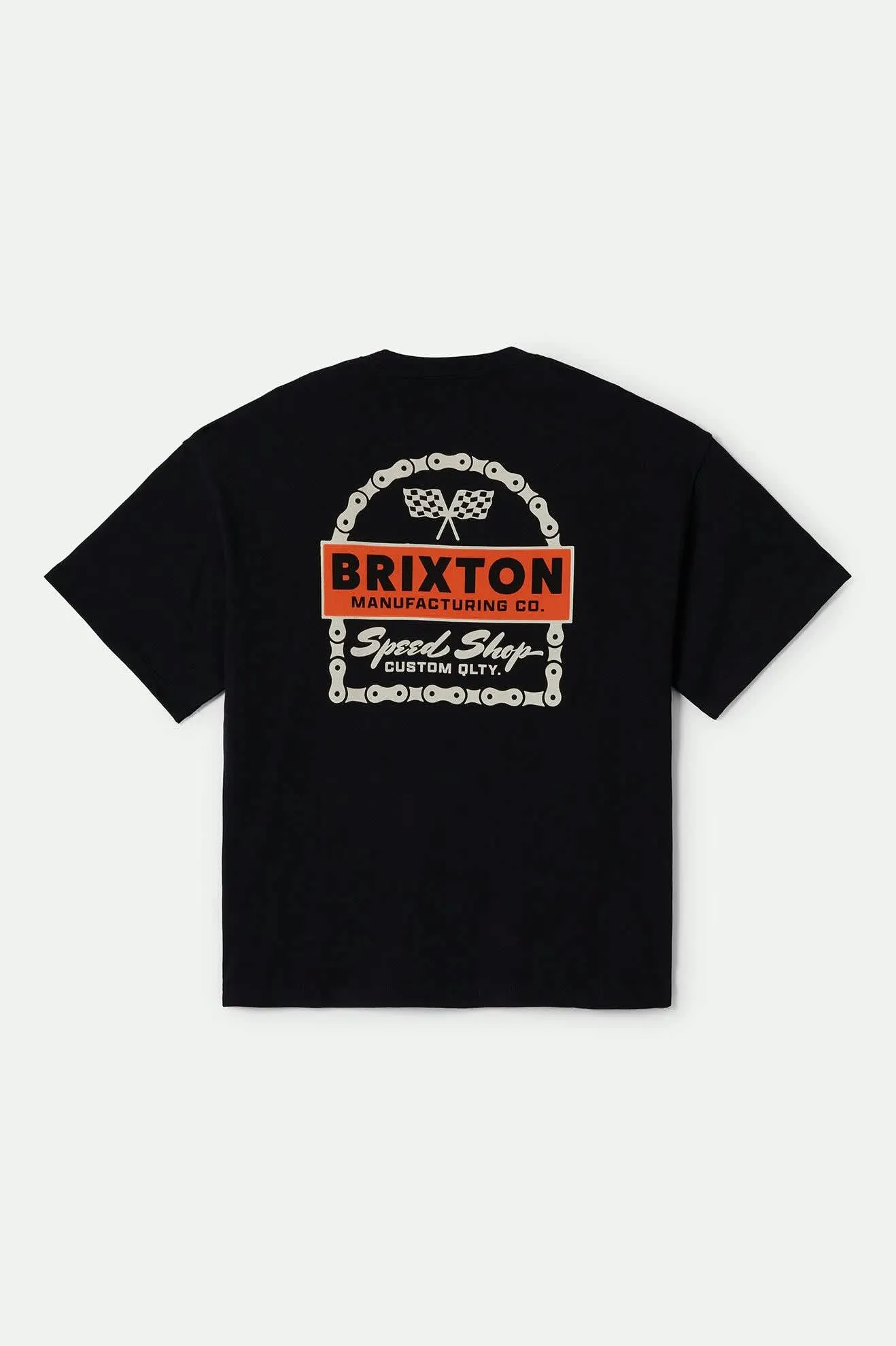 Drayton Heavyweight Relaxed T-Shirt - Black Classic Wash sold by Brixton product image thumbnail 2