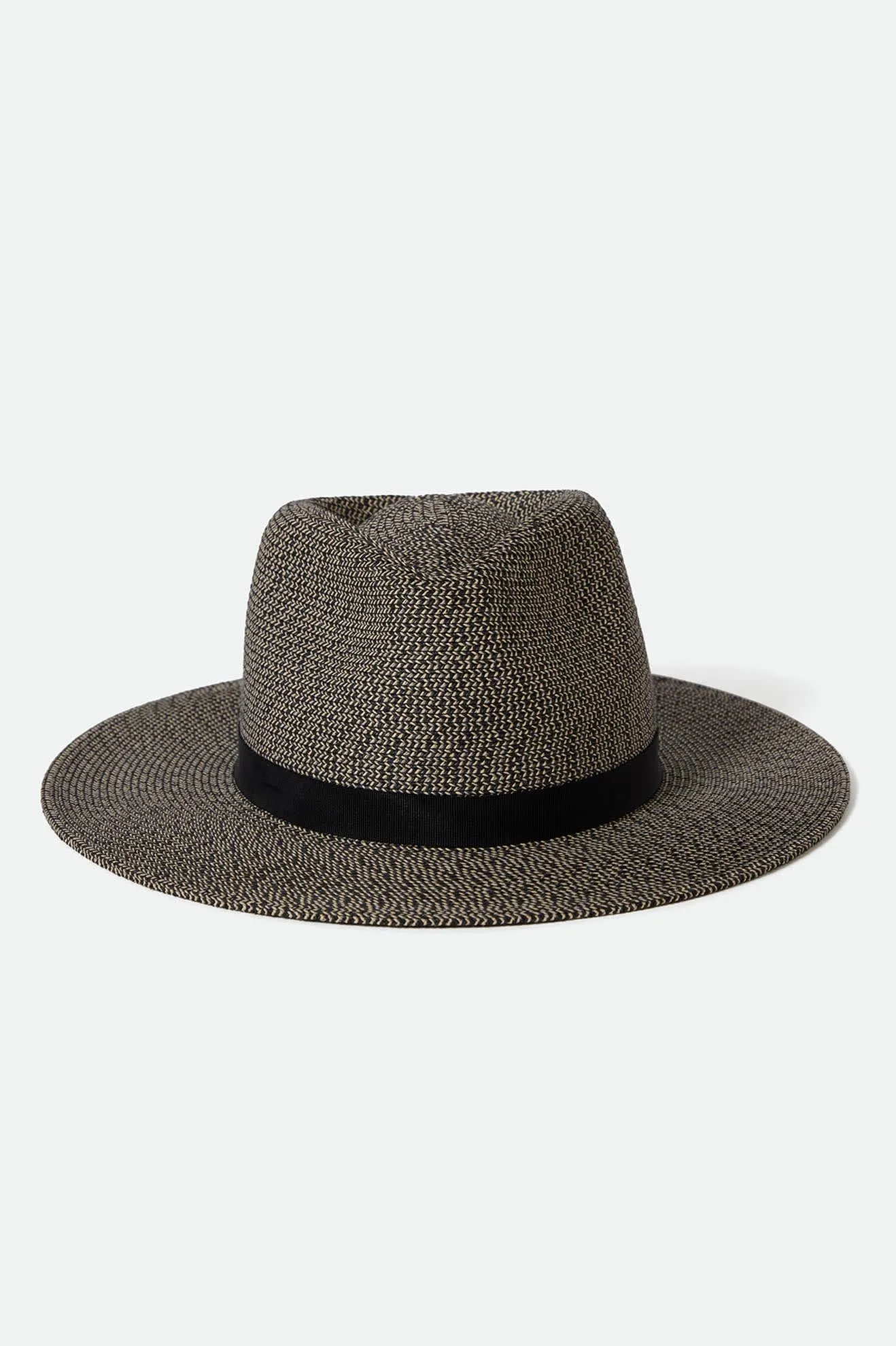 Carolina Straw Packable Travel Hat - Black/Natural sold by Brixton product image thumbnail 5