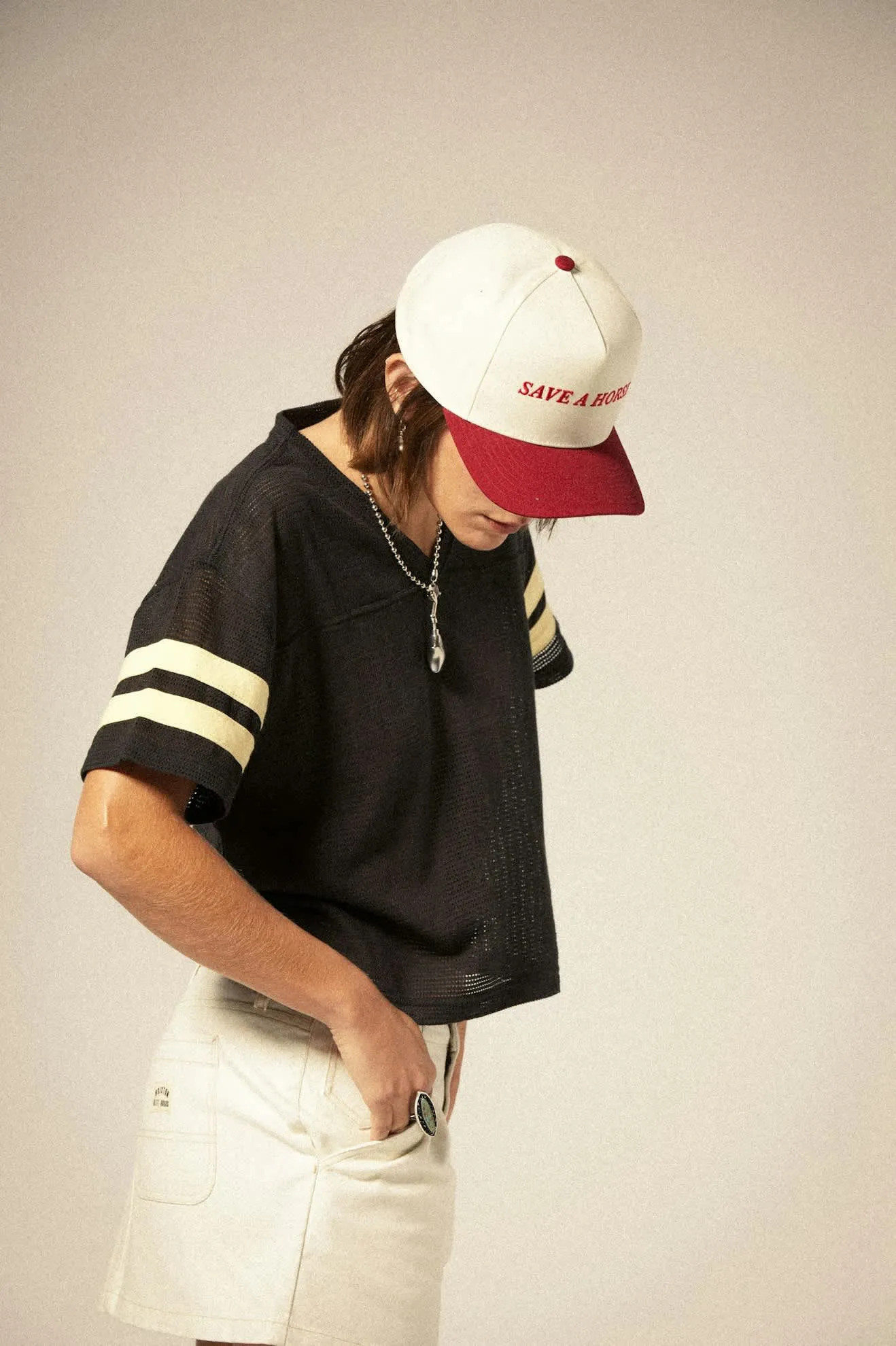 Save A Horse Netplus Snapback - Crimson/Off White sold by Brixton product image thumbnail 2