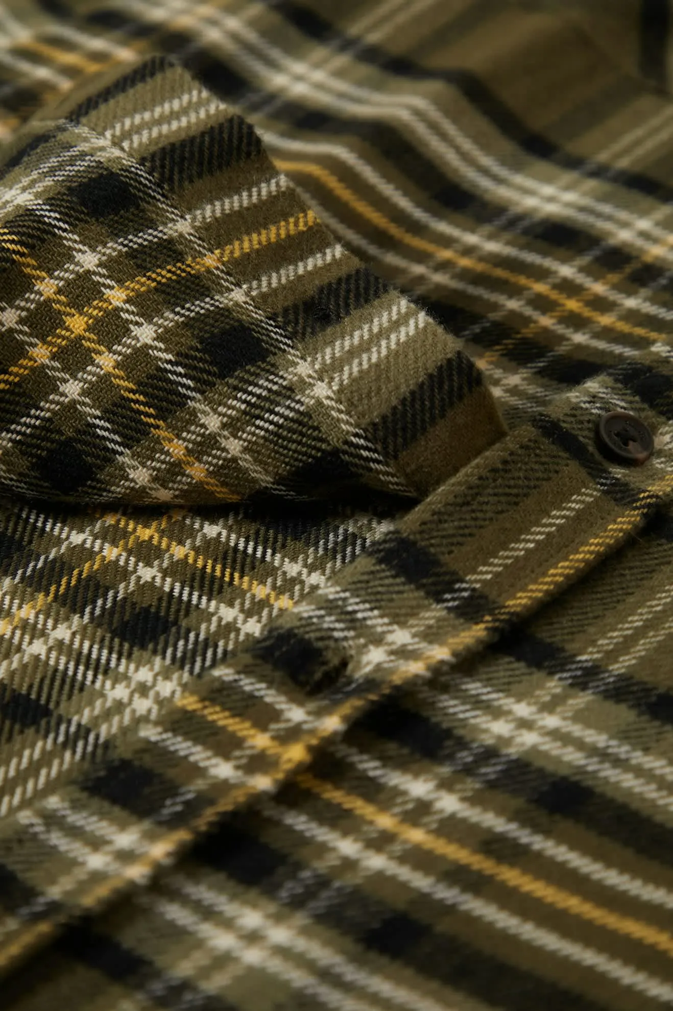 Bowery L/S Flannel - Ivy Green/Olive Surplus/Black sold by Brixton product image thumbnail 5