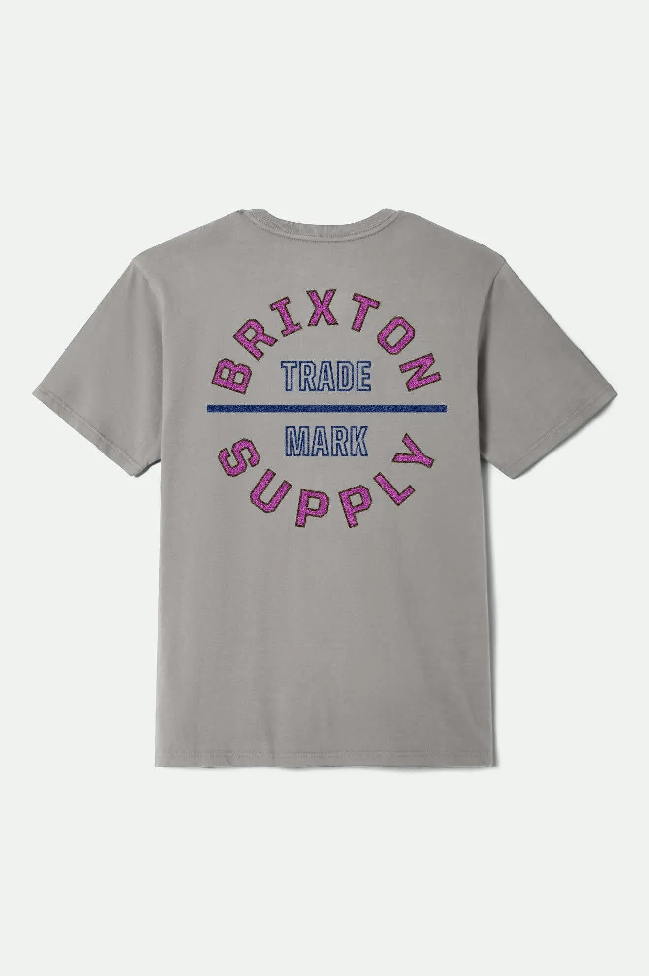 Oath V S/S Standard T-Shirt - Heather Grey/Navy/Purple sold by Brixton product image thumbnail 2