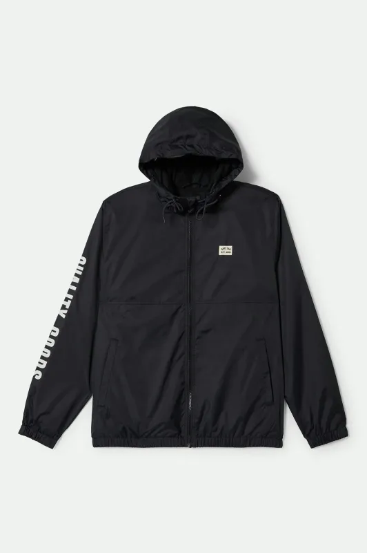 Loiter Axel Track Jacket Black/Grey | Parallel