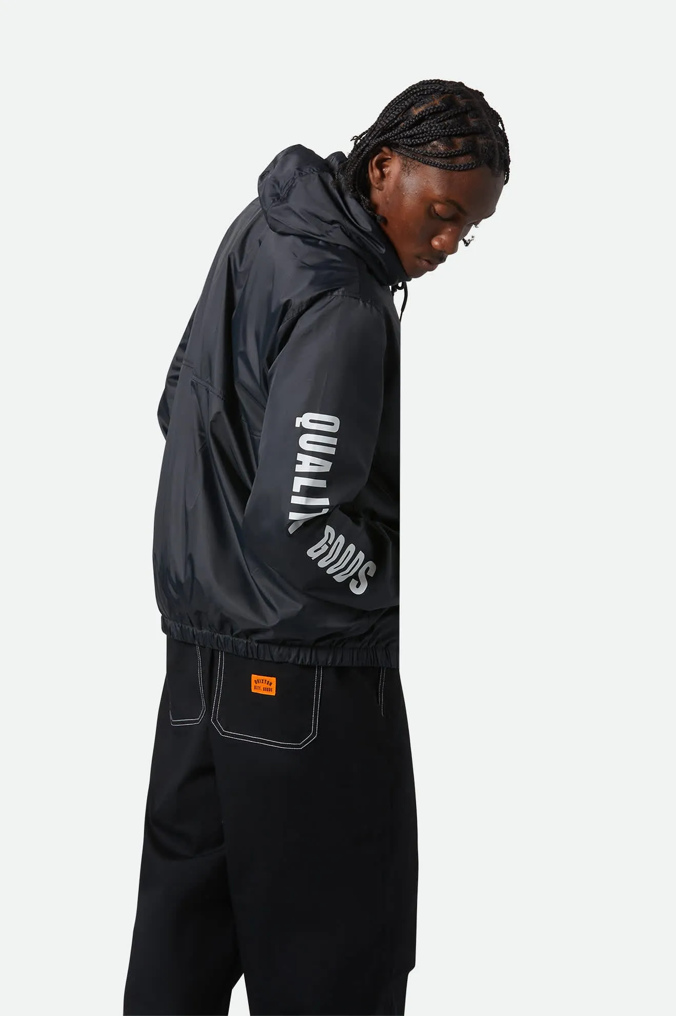 Claxton Woodburn Lightweight Jacket - Black sold by Brixton product image thumbnail 4