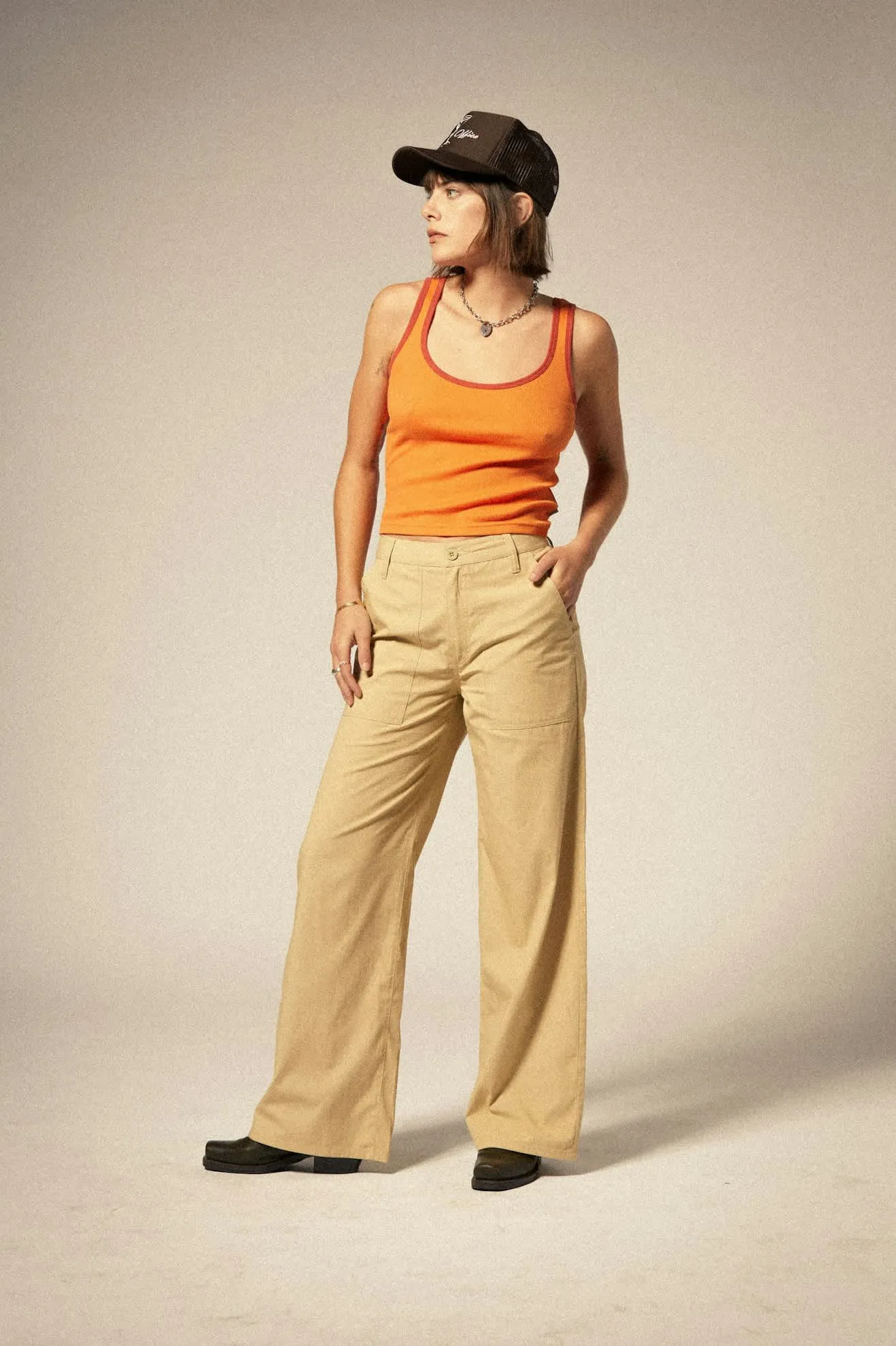 Out Of Office Netplus Trucker Hat - Pinecone Brown/Pinecone Brown sold by Brixton product image thumbnail 2