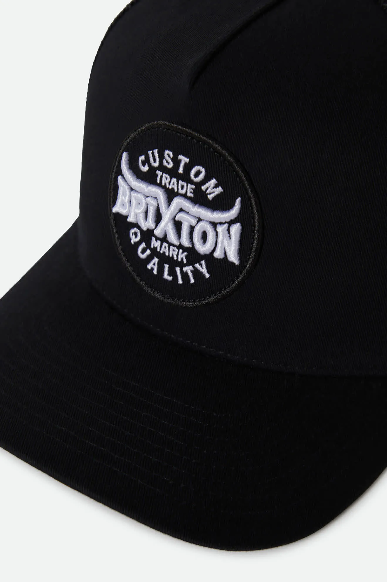 Gibson Netplus Trucker Hat - Black/Black sold by Brixton product image thumbnail 3