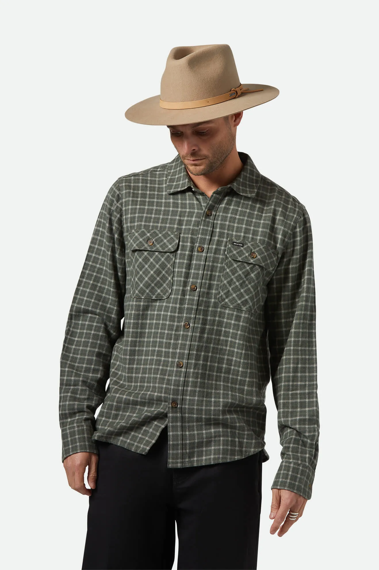 Hawkins WTHR GUARD™ Cowboy Hat - Sand/Natural sold by Brixton product image thumbnail 2