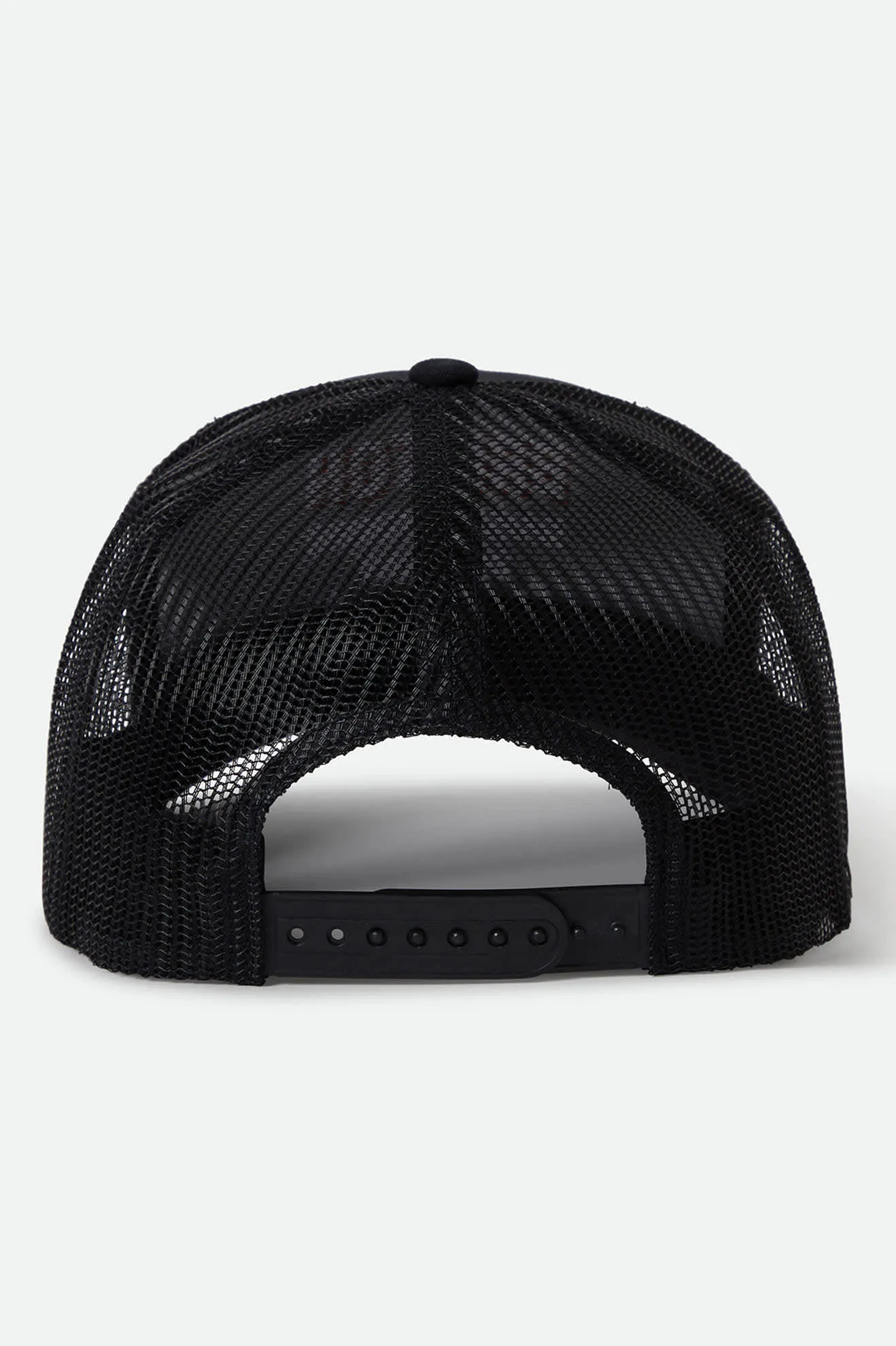 Crest Netplus Trucker Hat - Black/Black sold by Brixton product image thumbnail 2