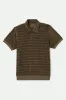 Weekend Terry Cloth S/S Polo - Ivy Green sold by Brixton