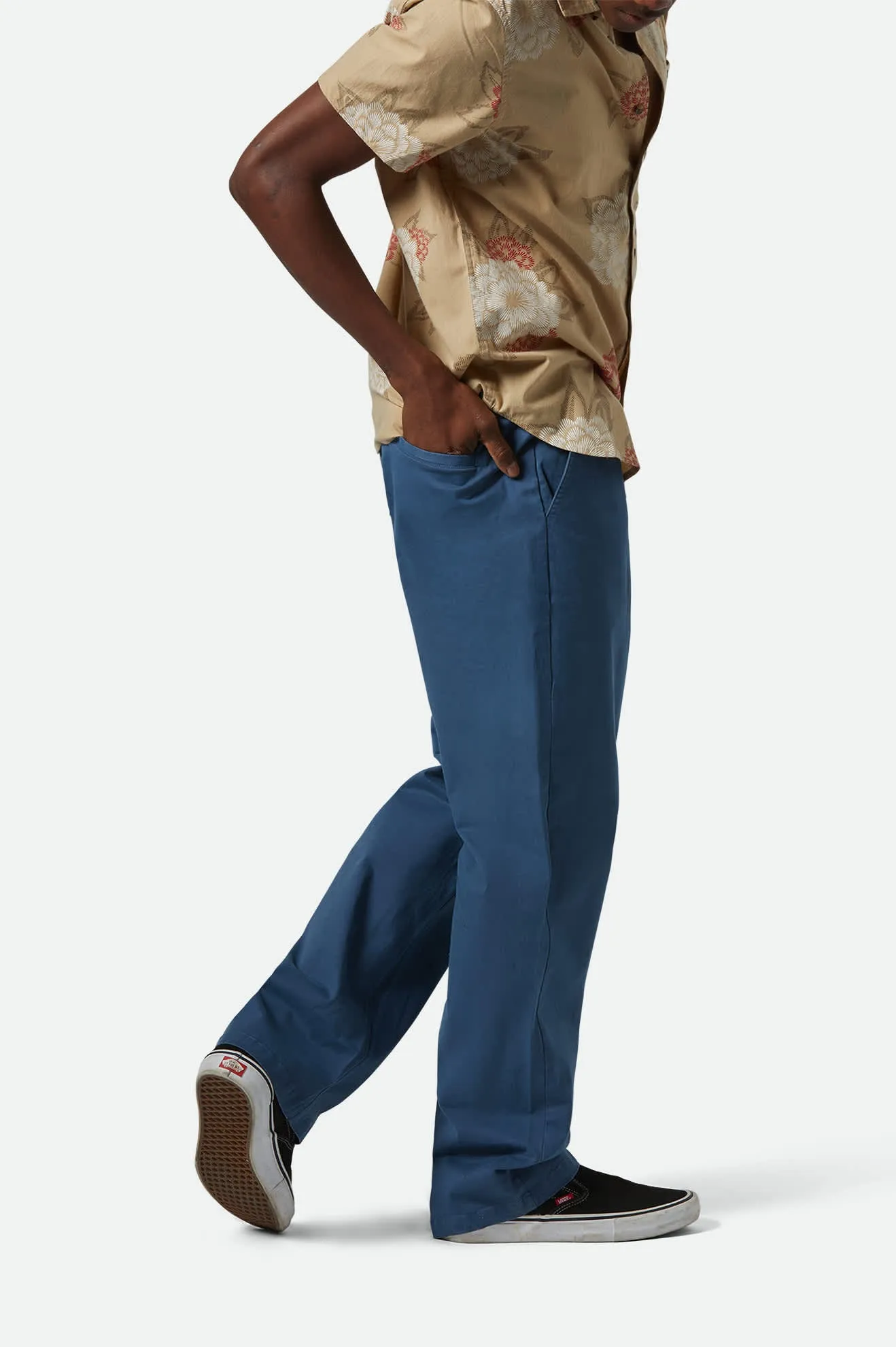 Broadway E-Waist Relaxed Pant - Washed Denim Blue sold by Brixton product image thumbnail 4