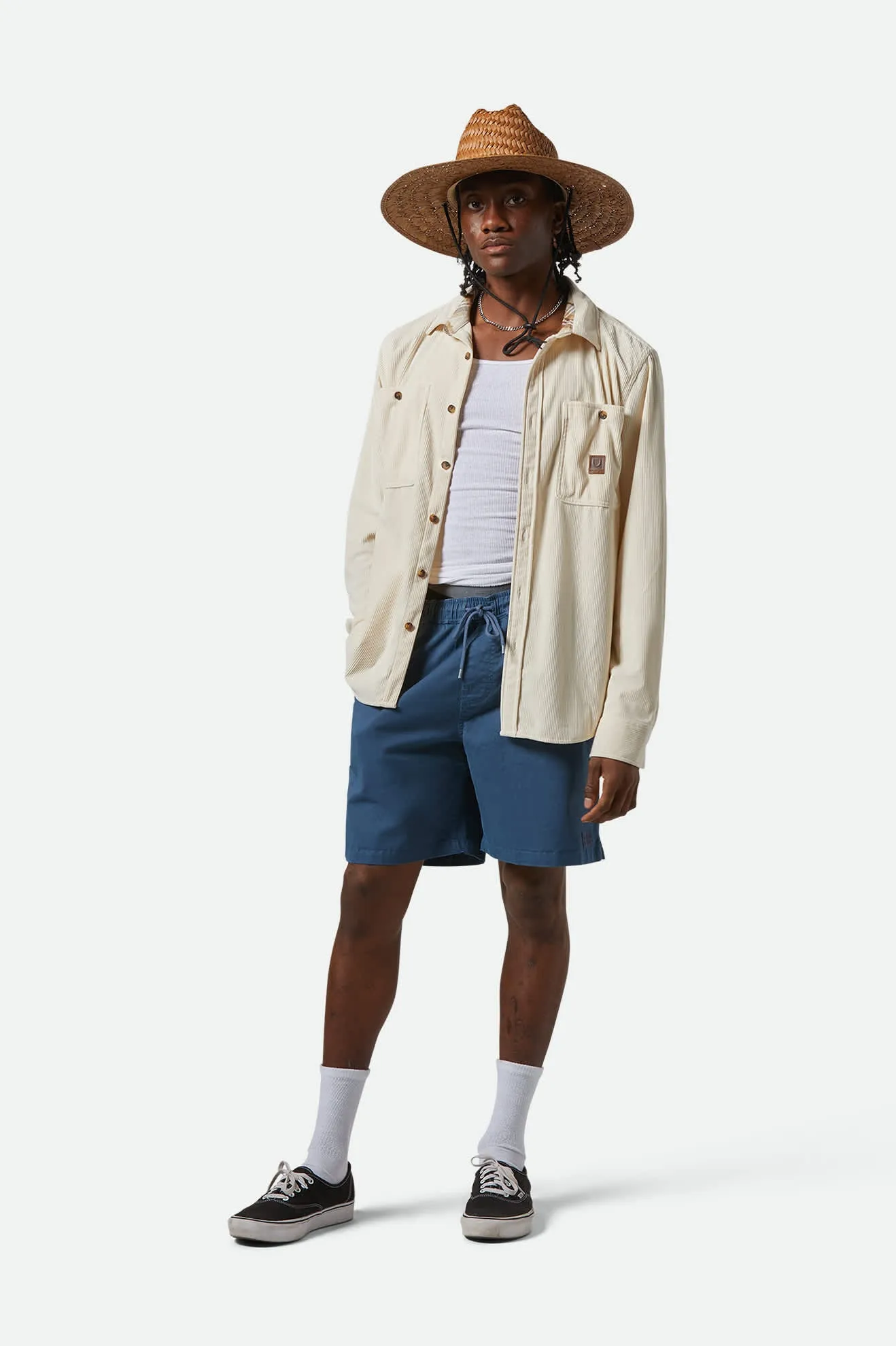 Everyday Vintage Wash Short - Washed Denim Blue sold by Brixton product image thumbnail 5