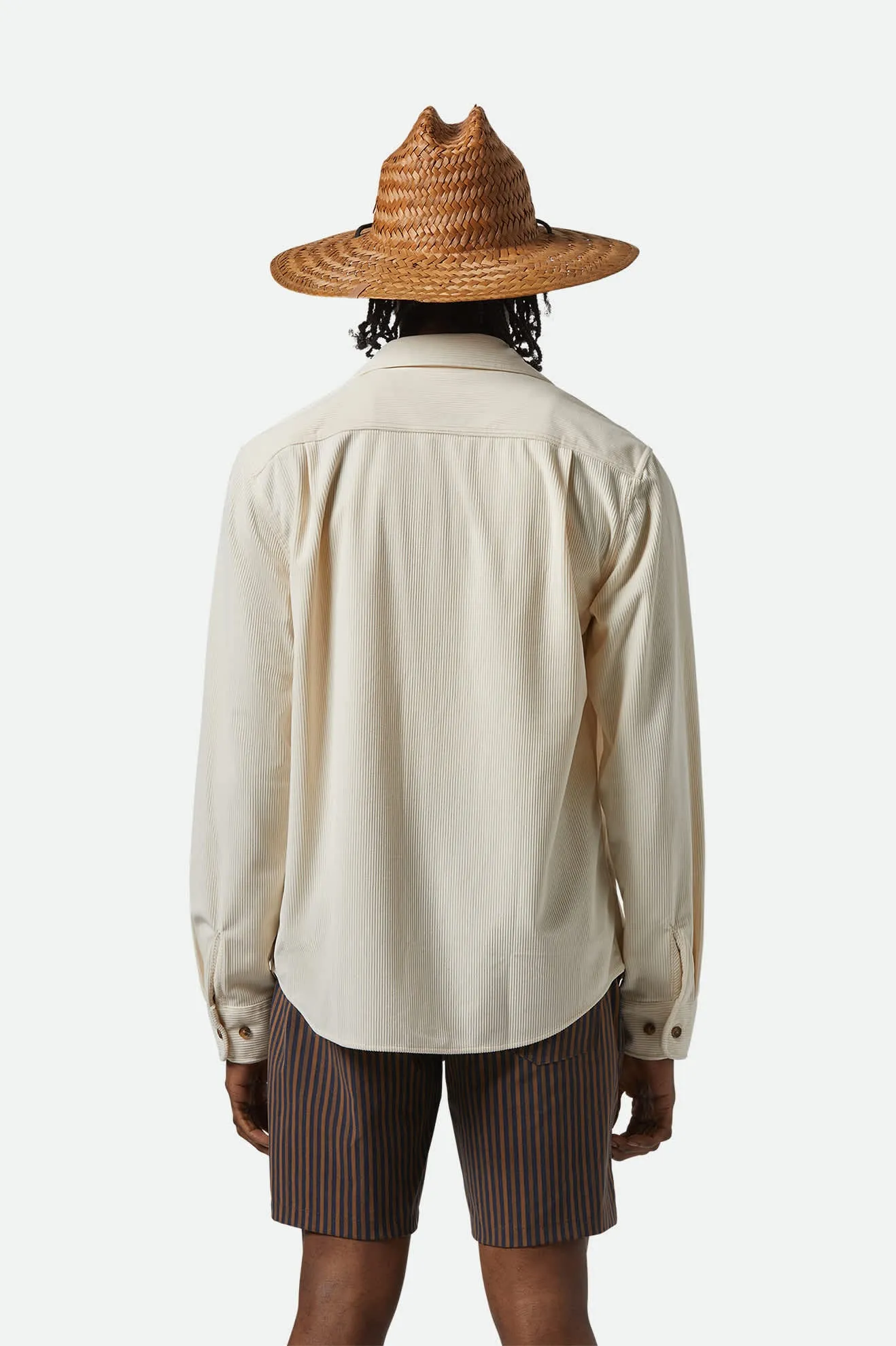 The Field Corduroy L/S Overshirt - Whitecap sold by Brixton product image thumbnail 4