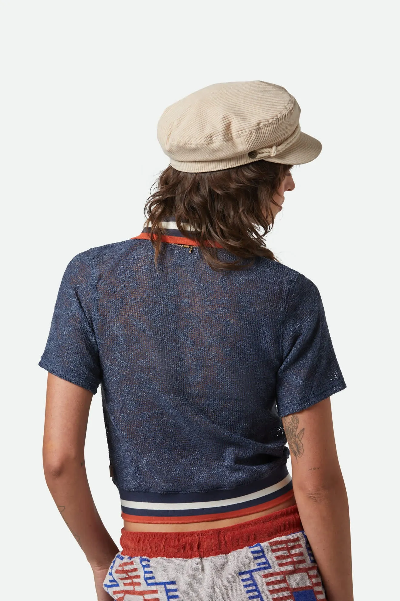 Fiddler Fisherman Cap - Egret White sold by Brixton product image thumbnail 4