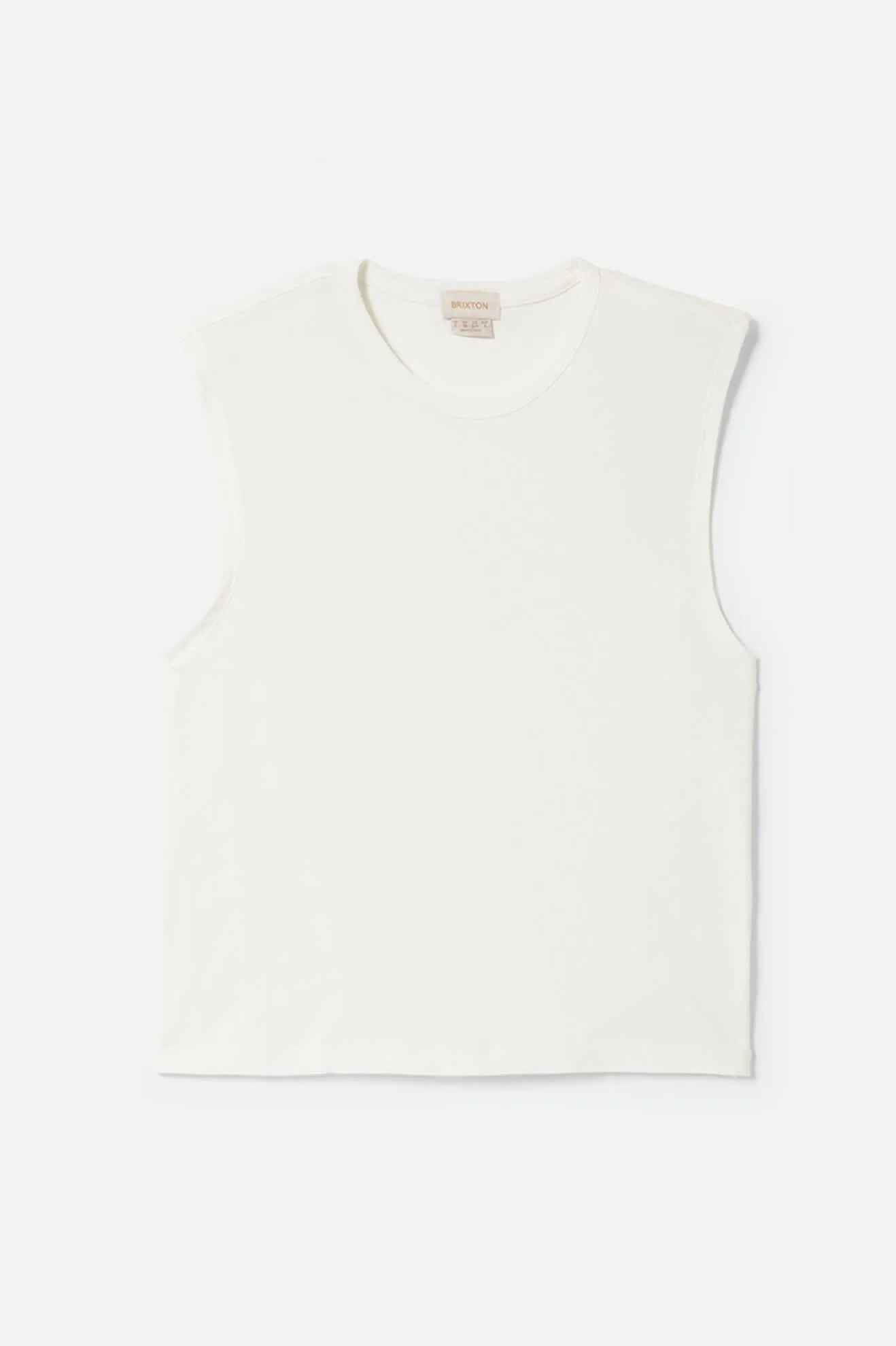 Carefree Organic Garment Dyed Muscle Tank - Off White sold by Brixton product image thumbnail 2