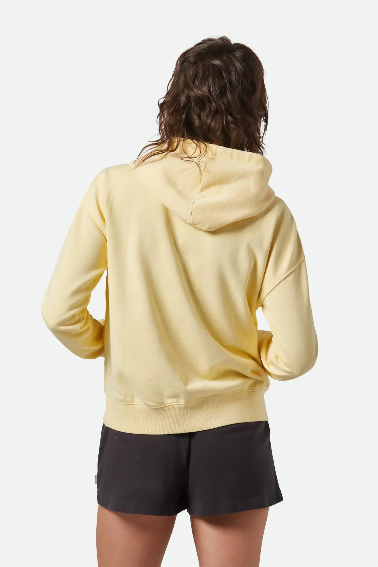 Cross Loop French Terry Hoodie - Panna Cotta sold by Brixton product image thumbnail 4