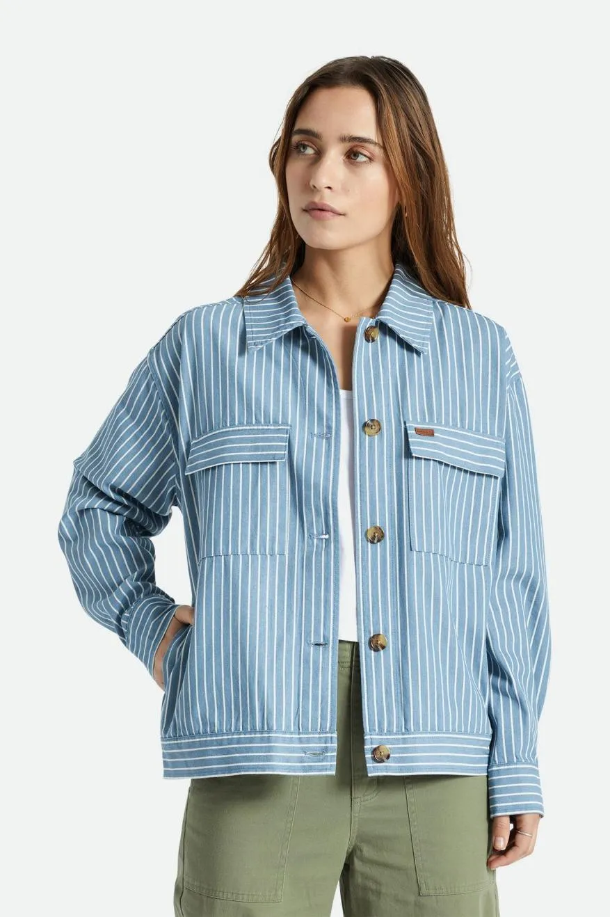 Stark Trucker Jacket - Blue Heaven sold by Brixton product image thumbnail 2