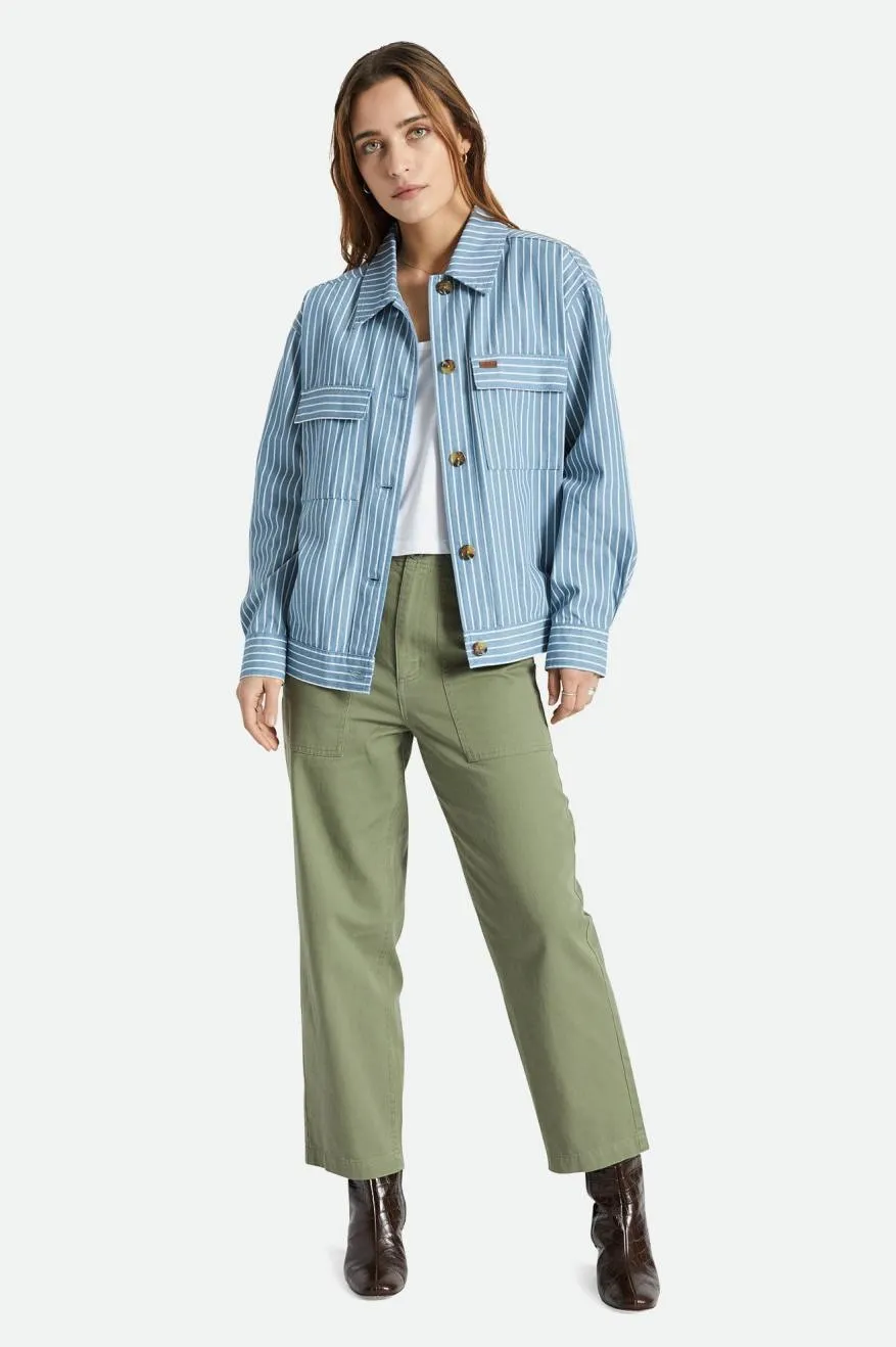 Stark Trucker Jacket - Blue Heaven sold by Brixton product image thumbnail 3