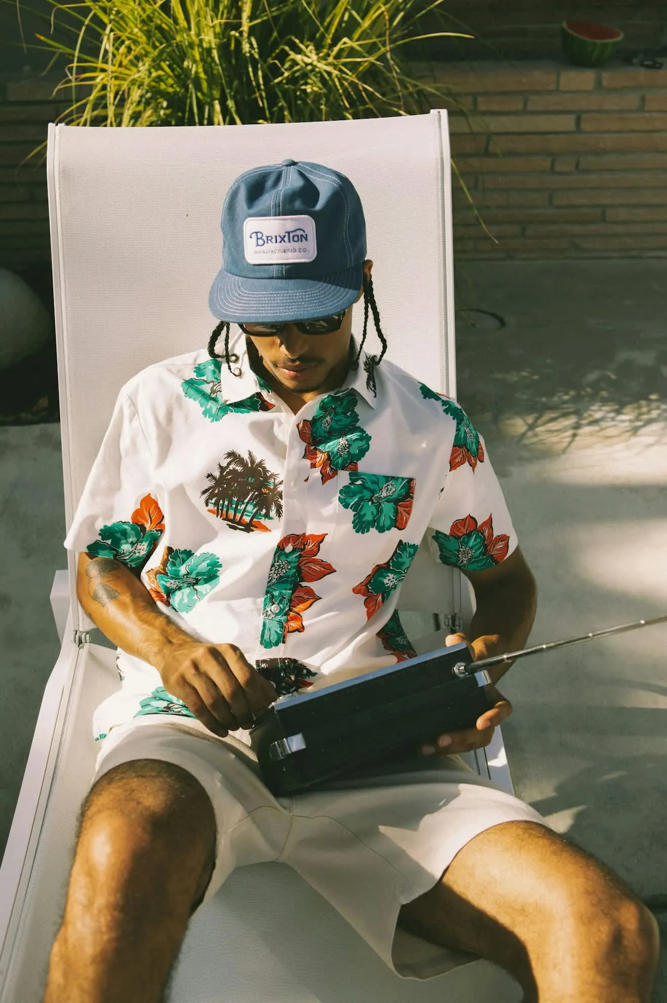 Grade Snapback - Denim sold by Brixton product image thumbnail 3